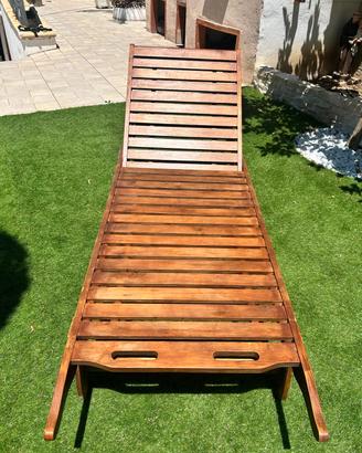 lettino legno massello 