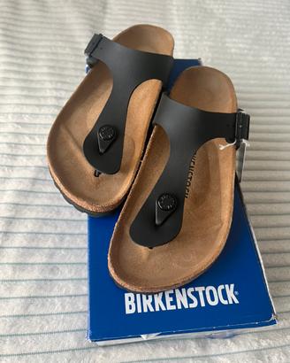 Birkenstock Gizeh infradito nere 36