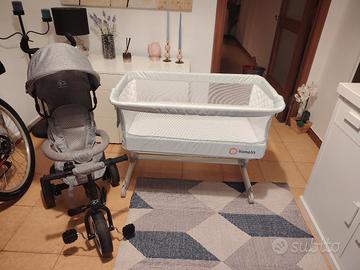 next2me Lionelo + triciclo Kinder Kraft  