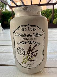 Vaso in ceramica stile provenzale retrò