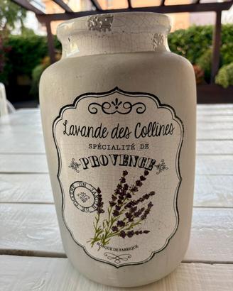 Vaso in ceramica stile provenzale retrò