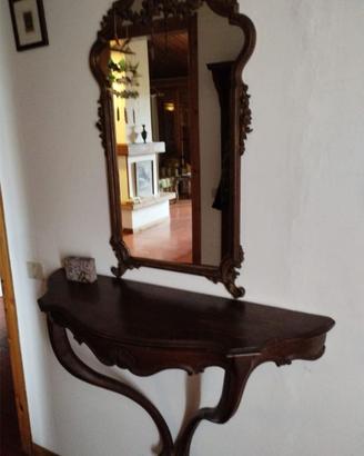 specchiera vintage shabby