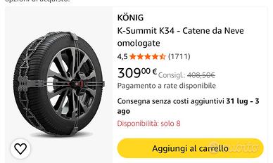 KÖNIG K-Summit K34 - Catene da Neve omologate