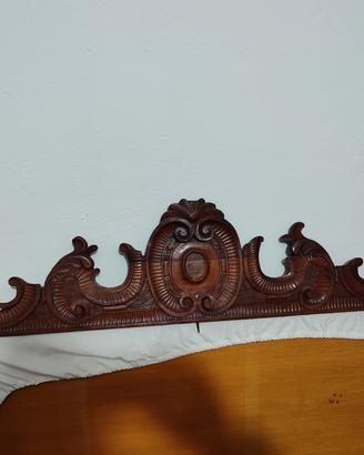 antica testiera letto primi 900