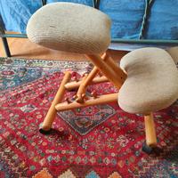 sedia ergonomica in legno tipo cinius