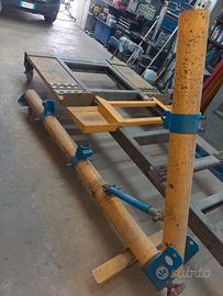 Ponte per tirare le carrozziere auto