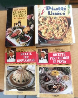 Libri vari di cucina