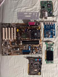 Lotto componenti pc vintage