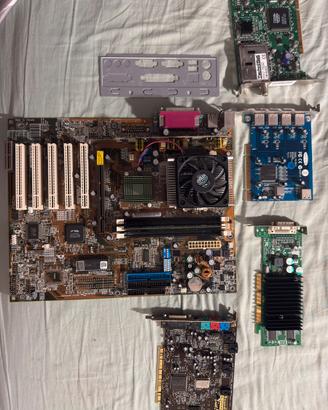 Lotto componenti pc vintage