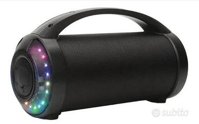 Speaker Bluetooth Decibel E11H - Luci LED RGB - 9W