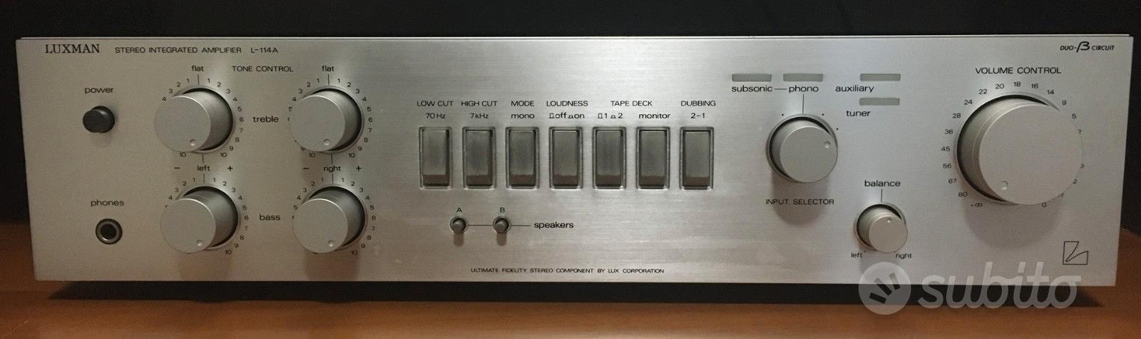 Ampli Luxman L-114 A - Photo, audio & vidéo