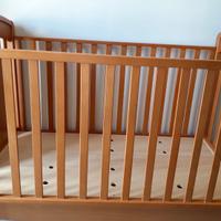 Lettino in legno Foppapedretti+ materasso