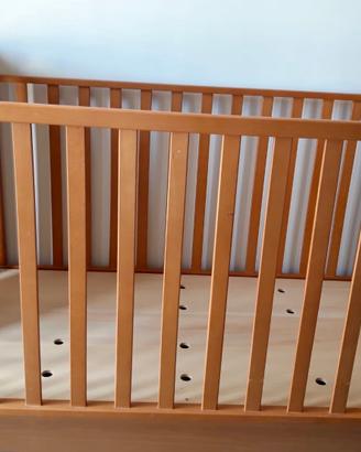Lettino in legno Foppapedretti+ materasso