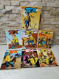 7 fumetti Tex ristampe vari numeri