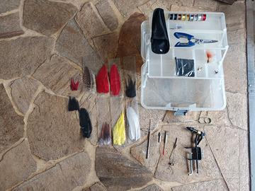 kit per costruzione mosche da pesca