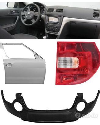 SKODA YETI 10-13 musata paraurti fanale freni batt
