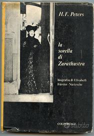 PETERS H.F. La sorella di Zarathustra.Nietzsche Fo