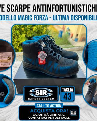 scarpa antinfortunistica sir Champion Fobia n43

