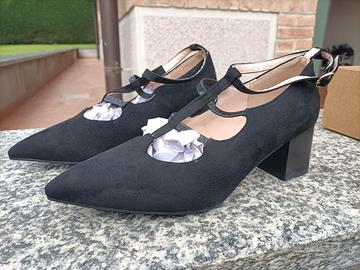 Scarpe Mary Jane donna tacco nuove mai indossate