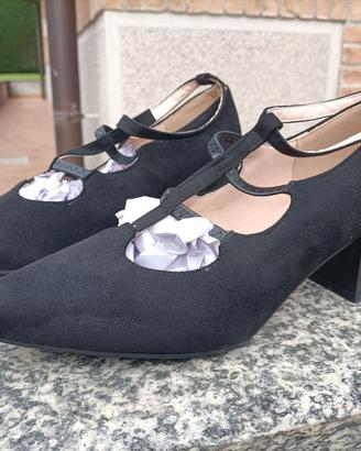 Scarpe Mary Jane donna tacco nuove mai indossate