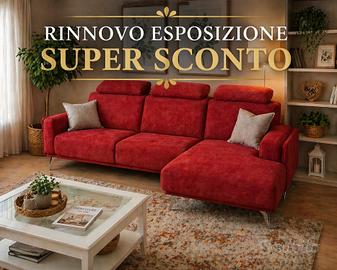 Divano 3 posti con chaise longue PRONTA CONSEGNA
