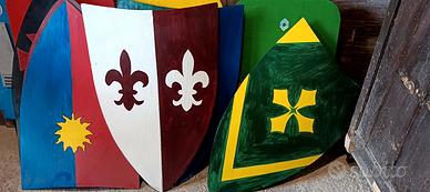 riproduzione scudi mediovali