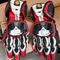 Guanti moto Knox rossi