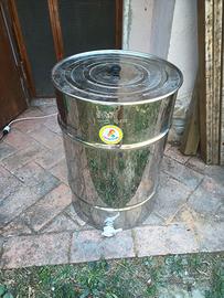 Maturatore miele completo 200kg acciao inox