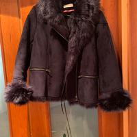 Giubbotto donna in montone sintetico