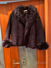 Giubbotto donna in montone sintetico