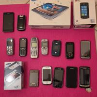 Lotto 16 cellulari vintage 1 tablet nokia samsung