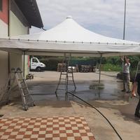 Gazebo maxi 6x 6 struttura in alluminio