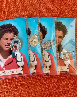 Set 4 medaglie di San Carlo Acutis