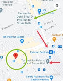 Due stanze x studentess vicino stazione centralePA