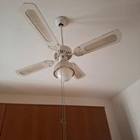 Due ventilatori bianchi con 4 pale