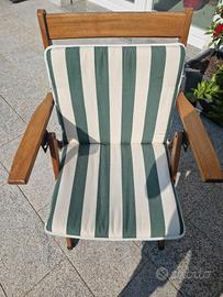 tavolo e sedie da giardino