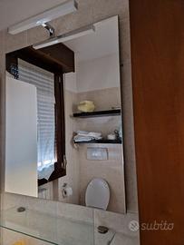 specchiera bagno con luce