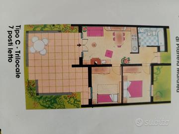Trilocale, 7 posti letto, Maratea, settembre