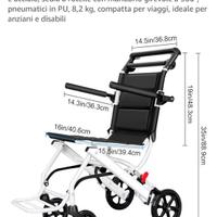 Sedia a rotelle ultra leggera