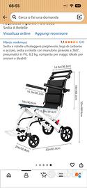 Sedia a rotelle ultra leggera