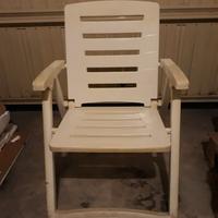 SEDIE in plastica da giardino pieghevoli