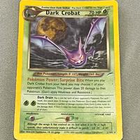 Pokemon DARK CROBAT HOLO 2002 Set Neo Destiny