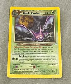 Pokemon DARK CROBAT HOLO 2002 Set Neo Destiny
