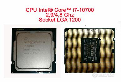 Cpu Processore Intel® Core™ i7-10700 SK  LGA 1200
