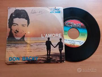 3 dischi 45 giri in vinile di Don Backy