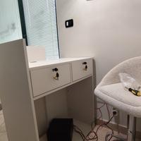 NUOVO Bancone Reception bianco 80x45x100