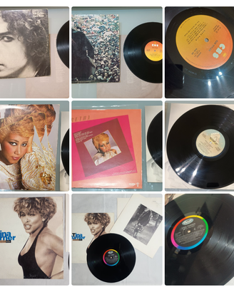 3 LP  Dylan Folk Rock Aretha Franklin Tina Turner