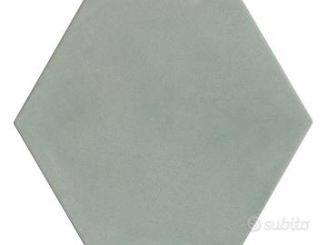 piastrelle esagonali sage verde 