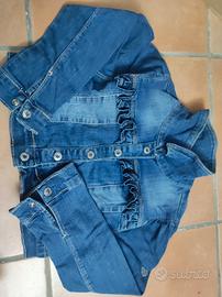 giacca jeans bambina 