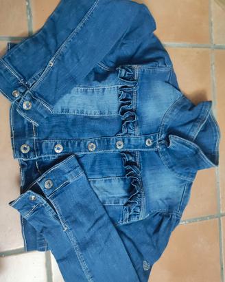 giacca jeans bambina 